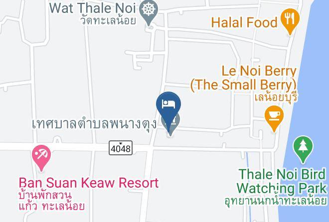 Amphoe Khuan Khanun - Baan Lan Bua Resort Maps