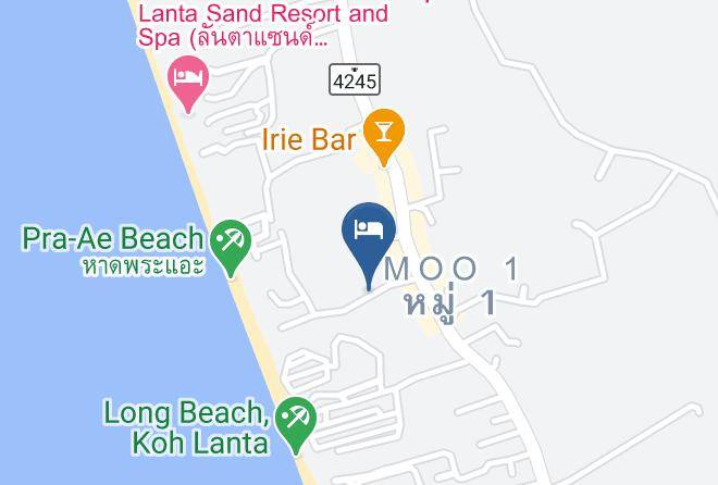 Baan Long Beach Map