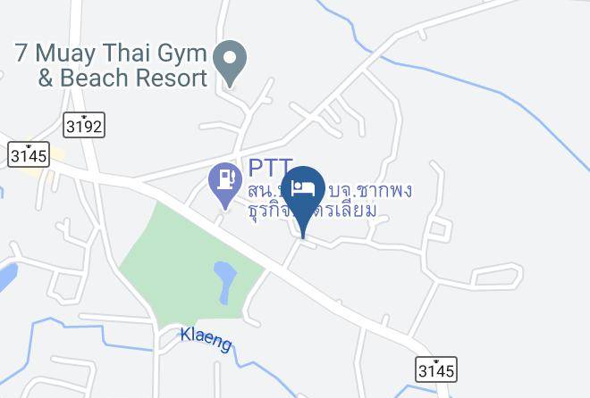 Amphoe Klaeng - Baan Medsai Resort Maps