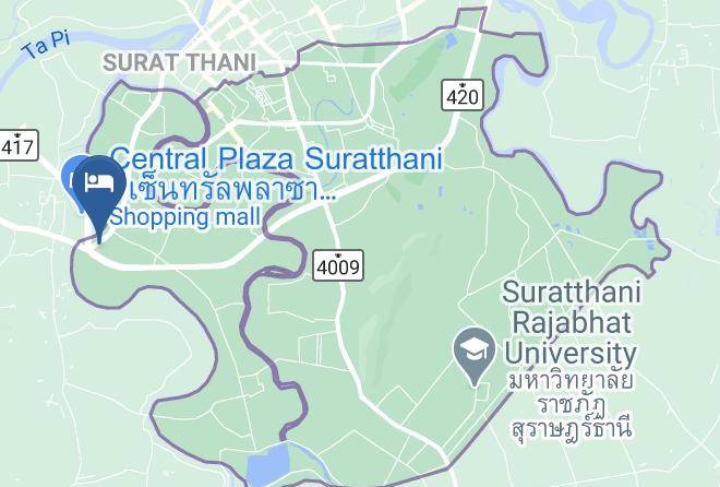 Amphoe Mueang Surat Thani - Baan Mitreejit Maps