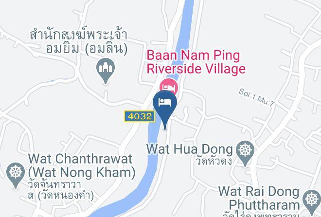 Amphoe Saraphi - Baan Nai Soi Homestay Maps