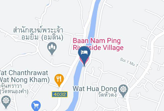 Amphoe Saraphi - Baan Nam Ping Hotel Maps