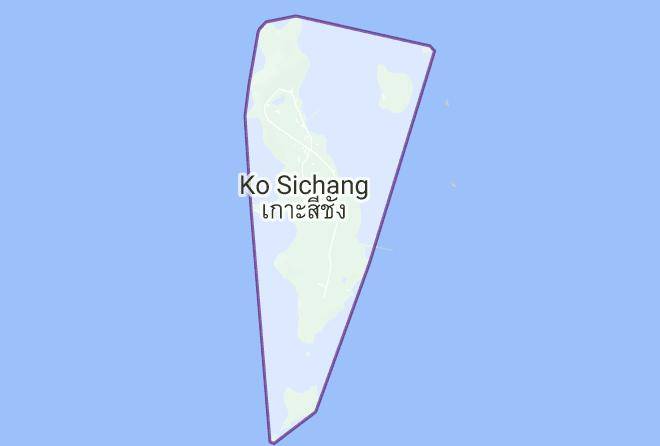 Ko Sichang District - Baan Nangfah Koh Sichang Maps