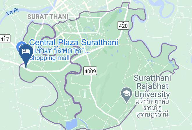 Amphoe Mueang Surat Thani - Baan Nasai Resort Maps