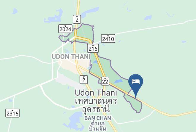 Mueang Udon Thani District - Baan Natthaphon Udon Thani Maps