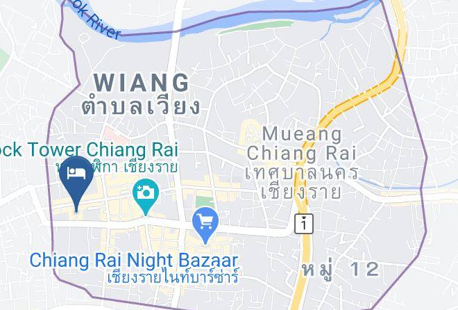 Mueang Chiang Rai District - Baan Norn Plearn Maps