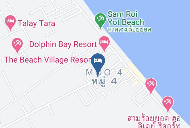 Amphoe Sam Roi Yot - Baan Oshi Beach Maps