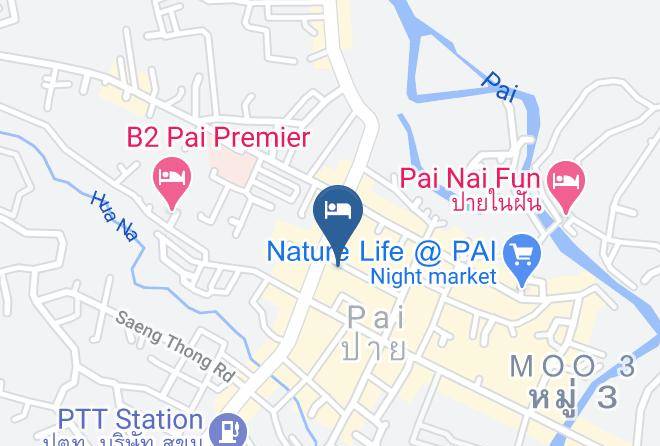 Amphoe Pai - Baan Pai Nai Wieng Maps