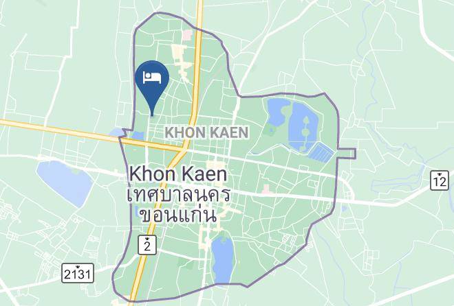 Amphoe Mueang Khon Kaen - Baan Phor Phan Hotel Maps