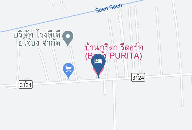 Amphoe Bang Nam Priao - Baan Phurita Resort Maps