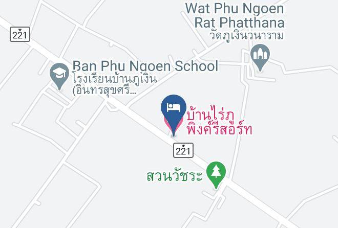 Amphoe Kantharalak - Baan Rai Phuping Resort Maps