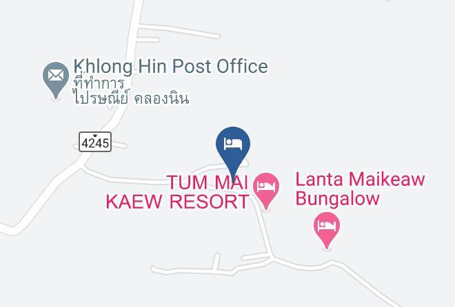 Amphoe Ko Lanta - Baan Reena Lanta Resort Maps