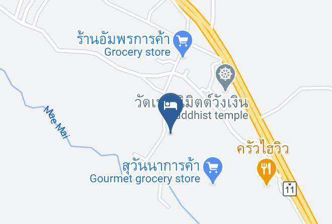 Amphoe Mae Tha - Baan Rim Doi Resort Maps
