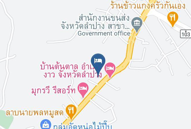 Amphoe Ngao - Baan Rim Noen Resort Maps