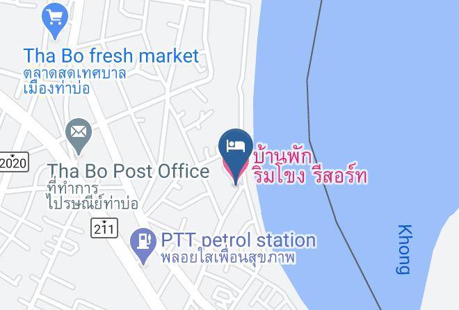 Amphoe Tha Bo - Baan Rimkhong Resort Maps