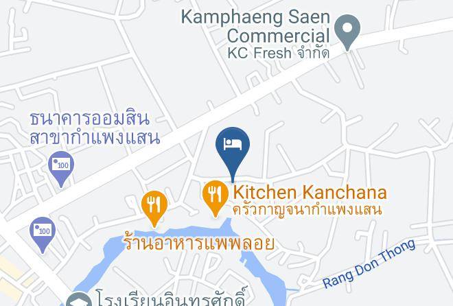 Amphoe Kamphaeng Saen - Baan Rimnam Resort & Restaurant Maps