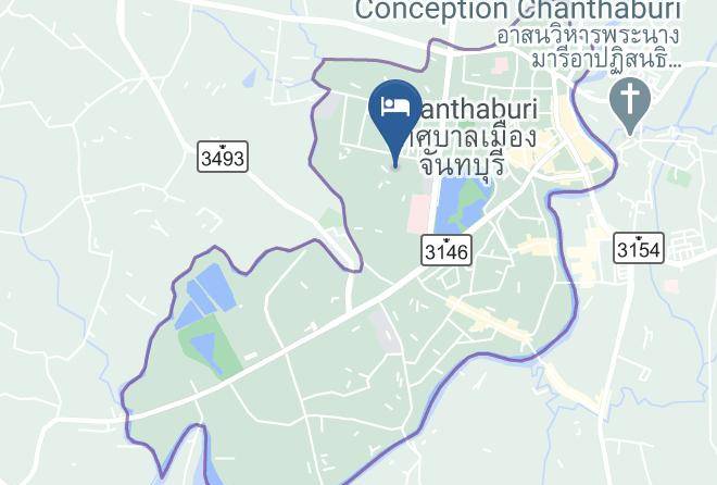 Amphoe Mueang Chanthaburi - Ban Sabai Rai Wan Resort Maps