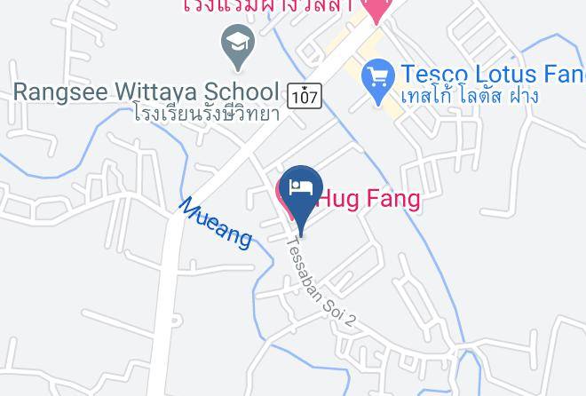 Amphoe Fang - Baan Sa Bai Hotel Maps