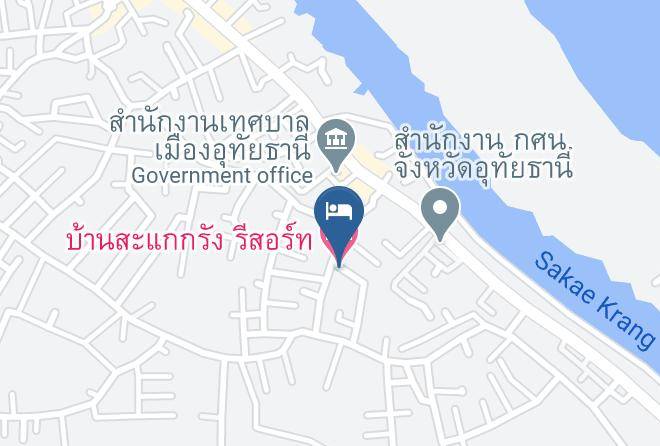 Amphoe Mueang Uthai Thani - Baan Sakae Krang Resort Maps