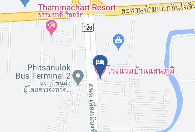 Amphoe Mueang Phitsanulok - Baan San Phoom Hotel Maps