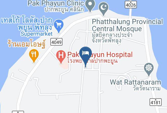 Amphoe Pak Phayun - Baan Sangthien Resort Maps