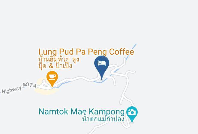 Amphoe Mae On - Baan Shama Homestay Maps