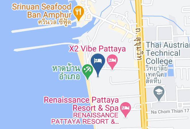 Amphoe Sattahip - Baan Somprasong Condominium Maps