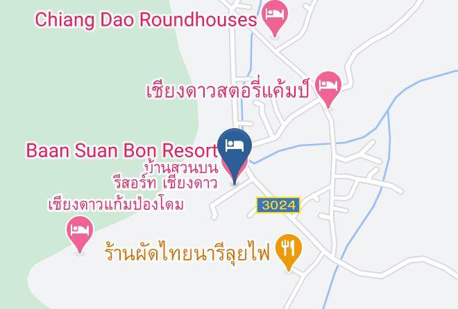 Amphoe Chiang Dao - Baan Suan Bon Resort Maps