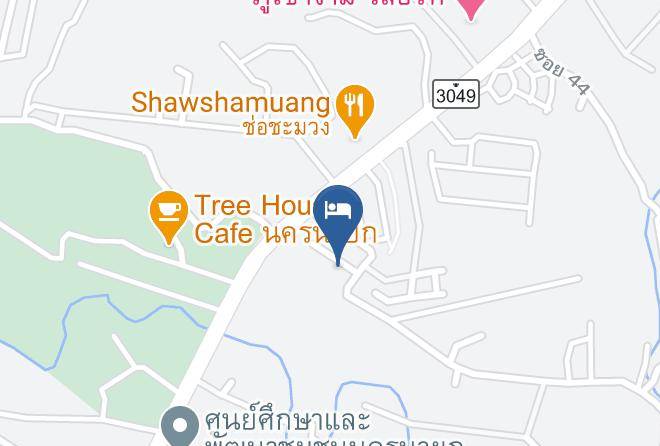 Amphoe Mueang Nakhon Nayok - Baan Suan Bua Resort Maps