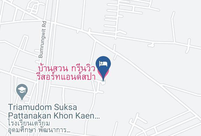 Amphoe Mueang Khon Kaen - Baan Suan Green View Resort & Spa Maps