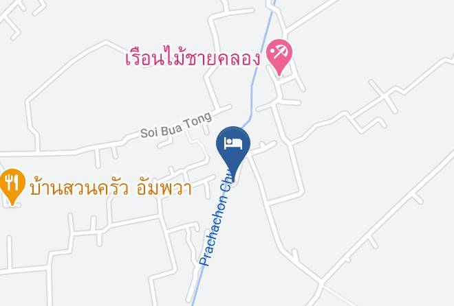 Amphoe Mueang Samut Songkhram - Baan Suan Kamnan Montri Resort Amphawa Maps
