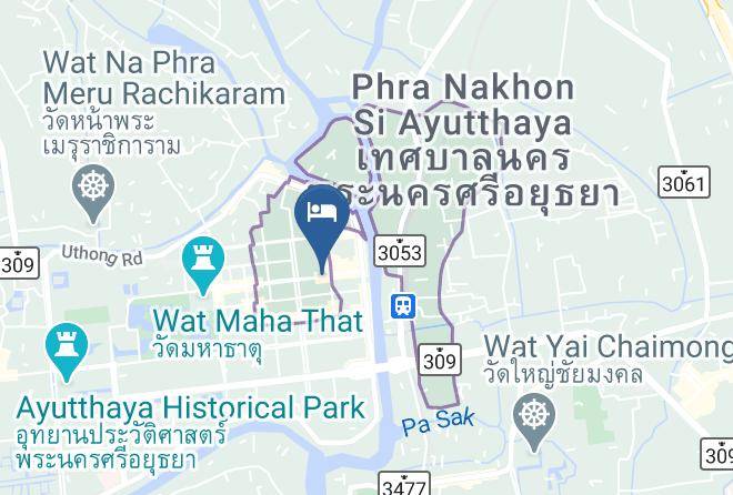 Amphoe Phra Nakhon Si Ayutthaya - Baan Suan Krung Kao Maps