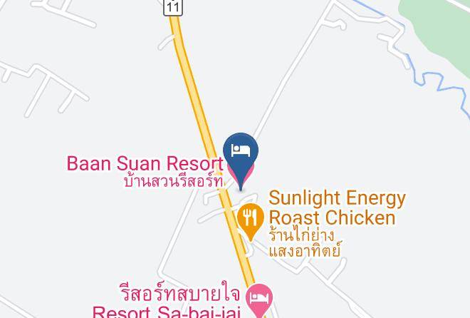 Baan Suan Resort Map - Phichit - Amphoe Thap Khlo