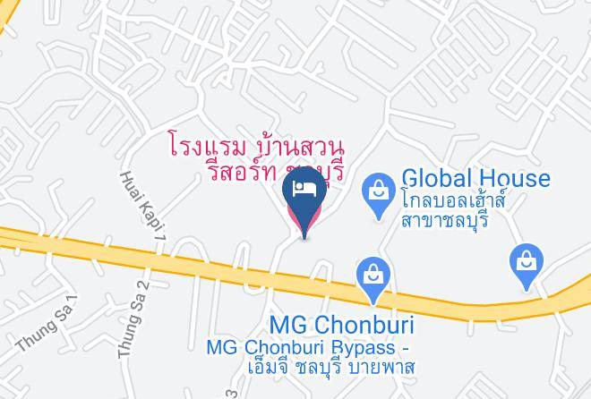 Mueang Chonburi District - Baan Suan Resort Hotel Chonburi Maps