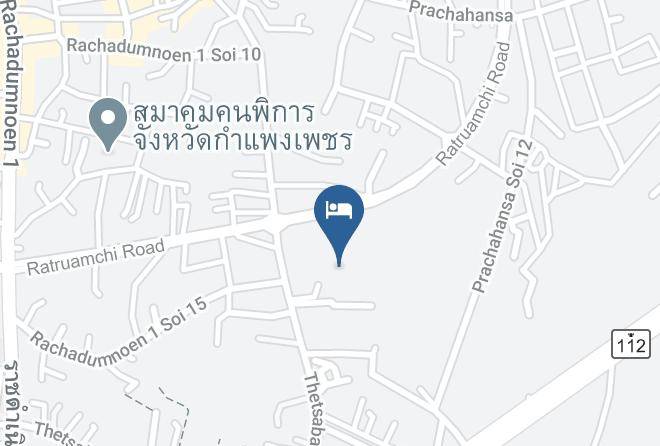 Amphoe Mueang Kamphaeng Phet - Baan Suanphet Resort Maps
