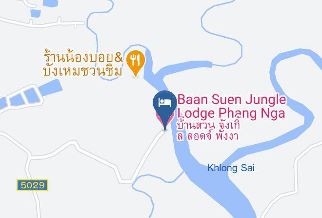 Amphoe Takua Thung - Baan Suen Jungle Lodge Phang Nga Maps