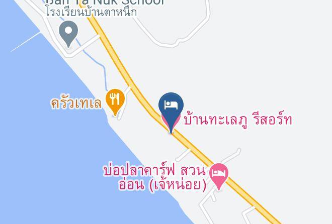 Amphoe Khlong Yai - Baan Talay Phu Resort Maps