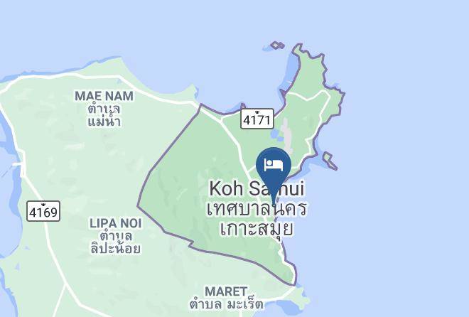 Amphoe Ko Samui - Baan Talay Resort Maps