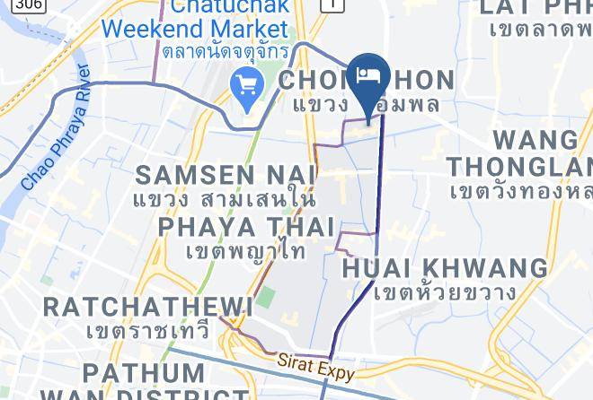 Din Daeng District - Baan Tanwa Maps
