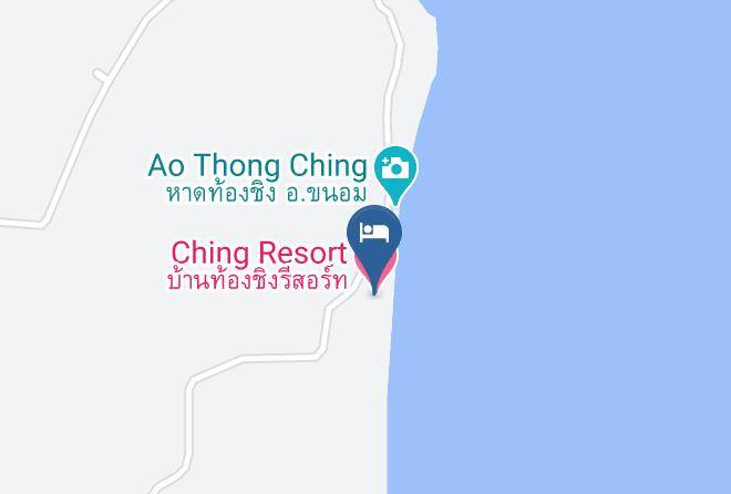 Amphoe Khanom - Baan Thong Ching Resort Maps