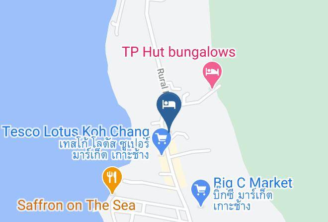 Amphoe Ko Chang - Baan Ton Rak Boutique Resort Maps