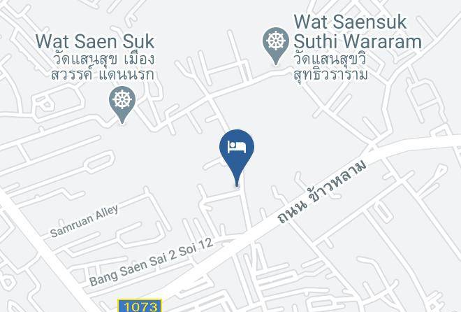 Mueang Chonburi District - Baan Tong Phoem Maps