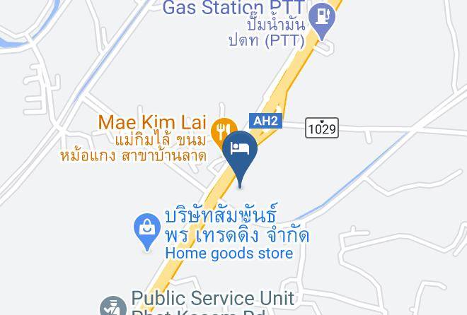 Amphoe Ban Lat - Baan Toung Tong Resort Maps