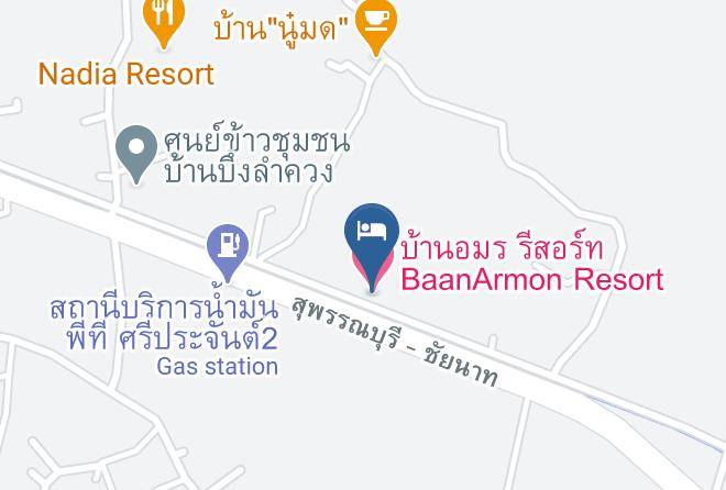 Amphoe Si Prachan - Baanarmon Resort Maps