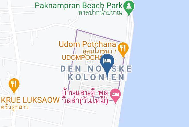 Amphoe Pran Buri - Baanbali Beach Resort Maps