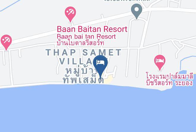 Amphoe Klaeng - Baanboonpetch Resort Maps