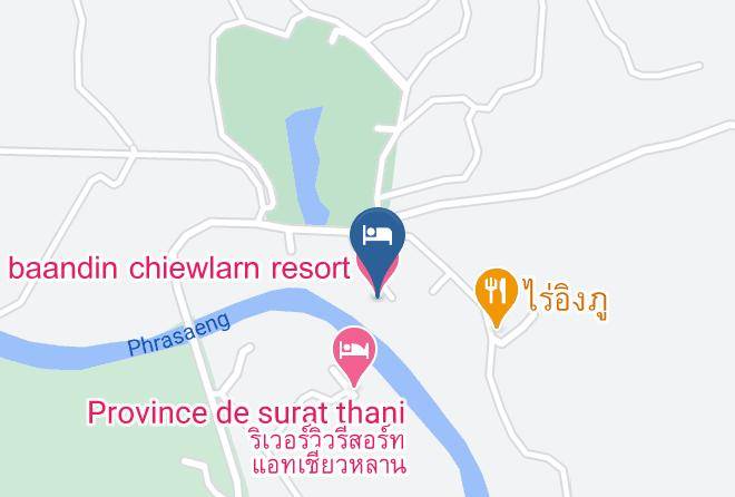Amphoe Ban Ta Khun - Baandin Chiewlarn Resort Maps