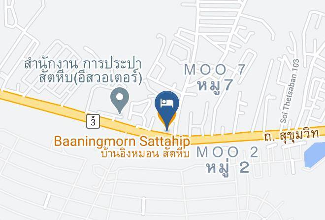Amphoe Sattahip - Baaningmorn Sattahip Maps