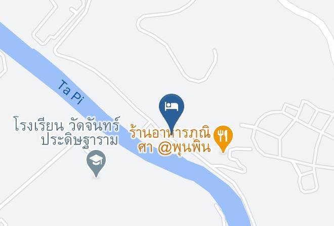 Amphoe Phunphin - Baankhaonoi Resort Maps
