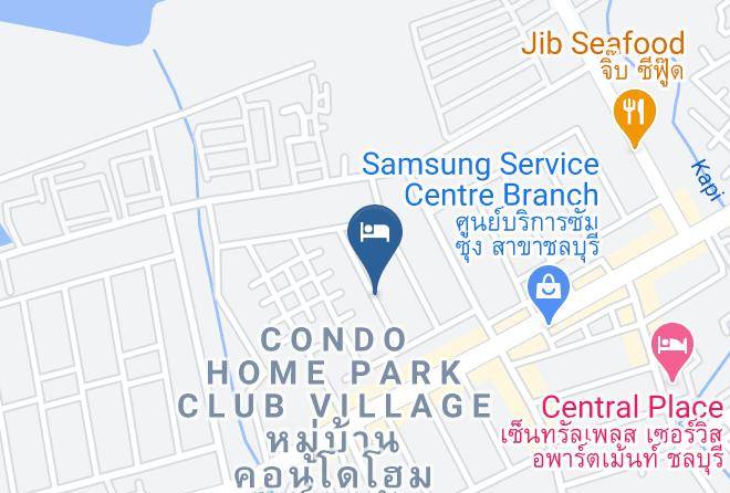 Mueang Chonburi District - Baanlanna Resort Maps